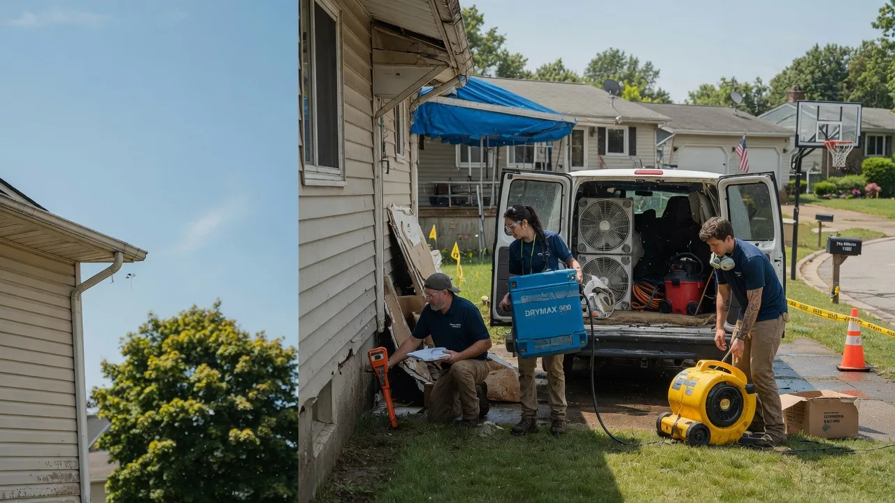 Ceiling Leak Cleanup in Plymouth, IL near me